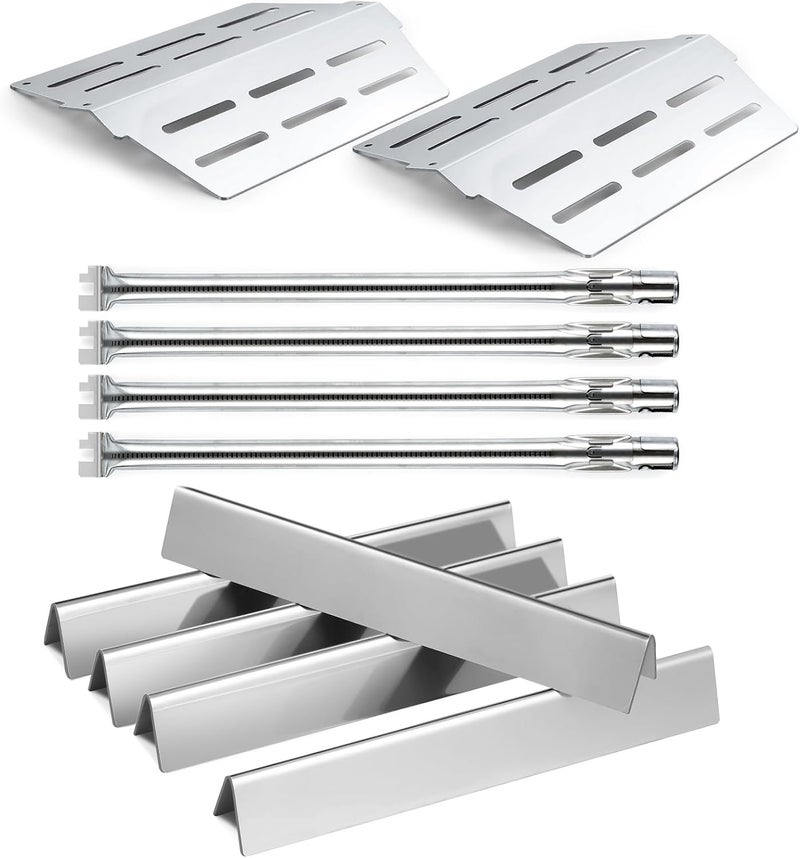 Grillflame Genesis E330 Grill Parts 7621 Flavorizer Bars Heat Deflector Sear Burner Replacement Parts for Weber Genesis 300 Parts E-310 E-330 S-330 S-310 E-320 Genesis 4 Burner Grill Parts 330 Sear Burner Tube - Image 1